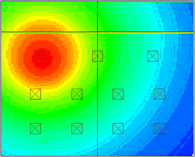 one front speaker active