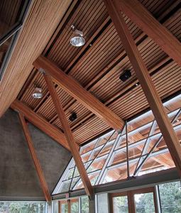 Multipurpose room speakers