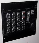 stage wall connector plates