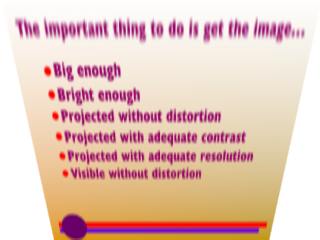 badly keystoned image