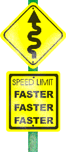 curves ahead signpost